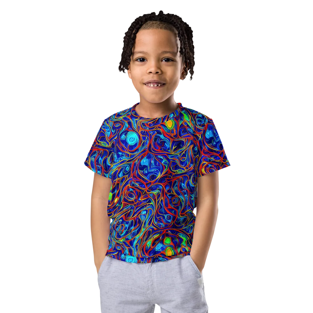 Arcane Swirl on Kids Crew Neck T-Shirt — Front