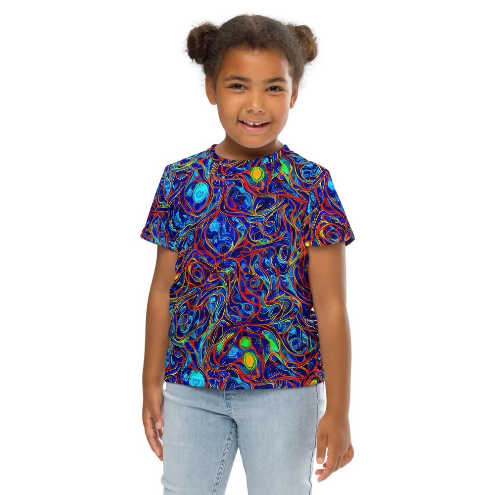 Arcane Swirl on Kids Crew Neck T-Shirt — Front