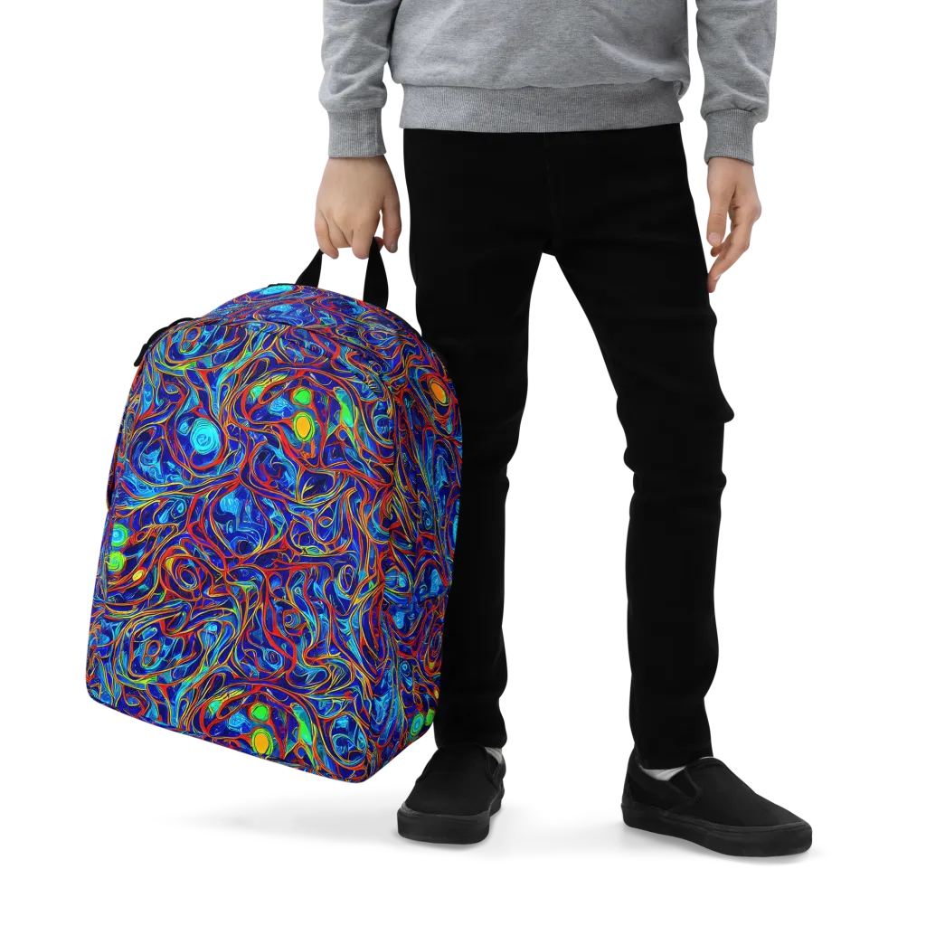 Arcane Swirl on Minimalist Backpack — Zoomed-in