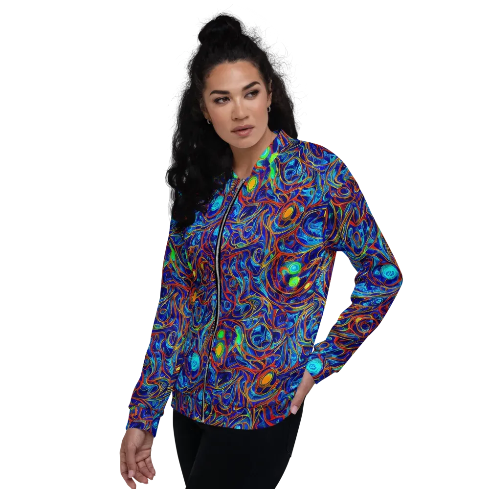 Arcane Swirl on Bomber Jacket — Left