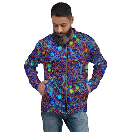 Arcane Swirl on a Bomber Jacket