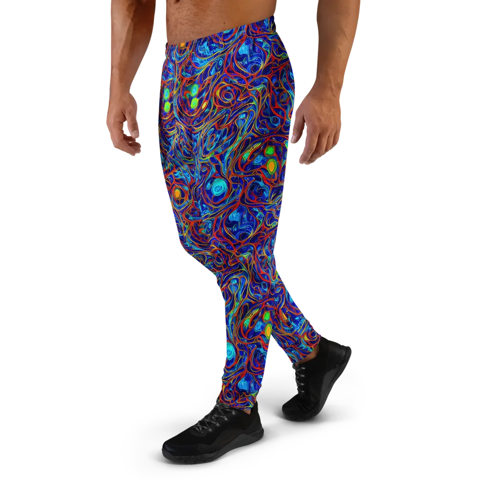 Arcane Swirl on Men's Joggers — Left