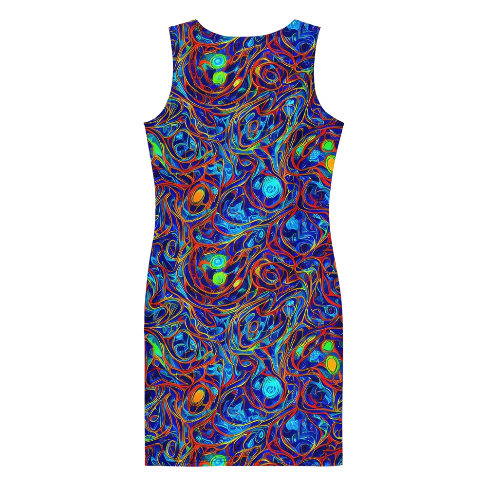 Arcane Swirl on Bodycon Dress — Back