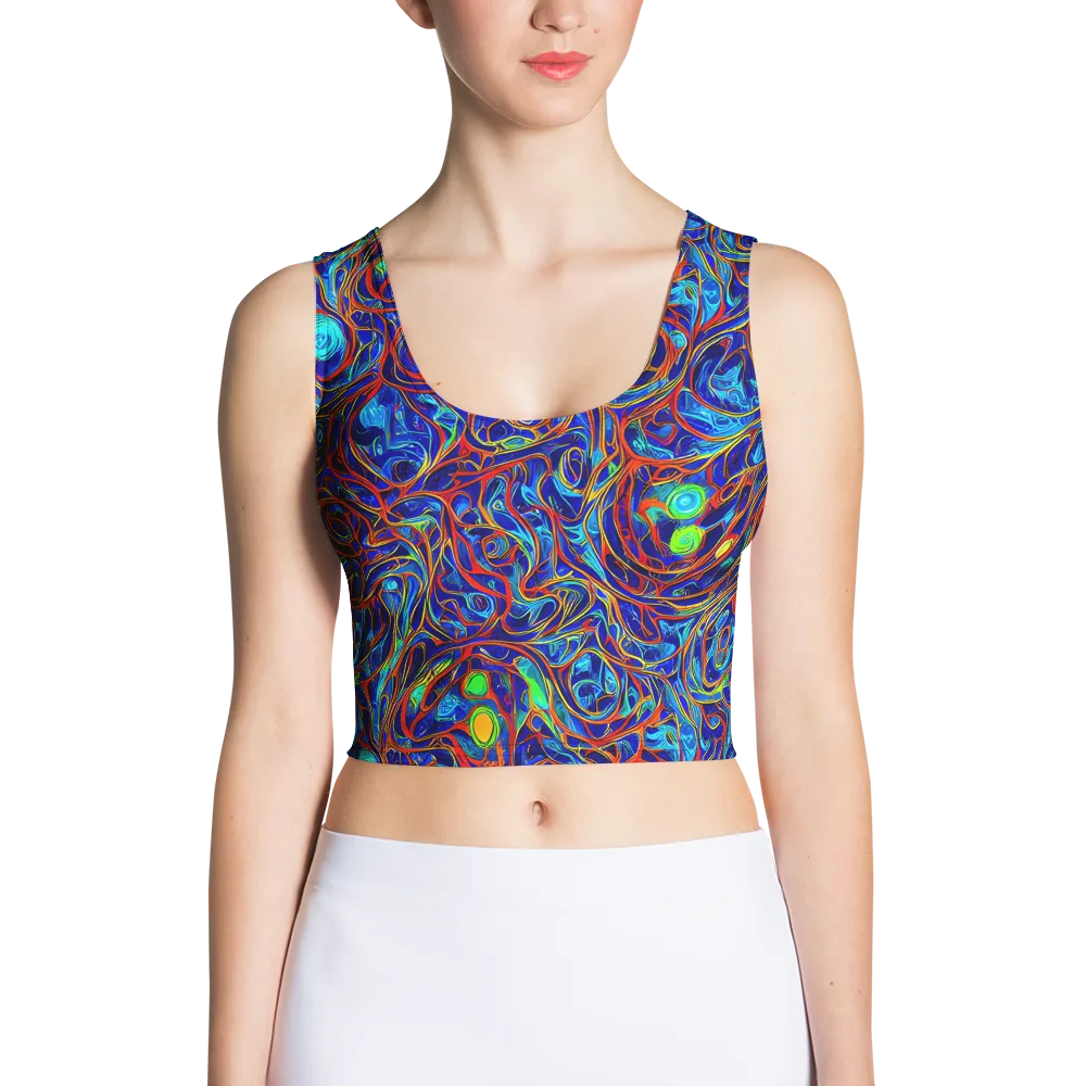 Arcane Swirl on Crop Top — Front