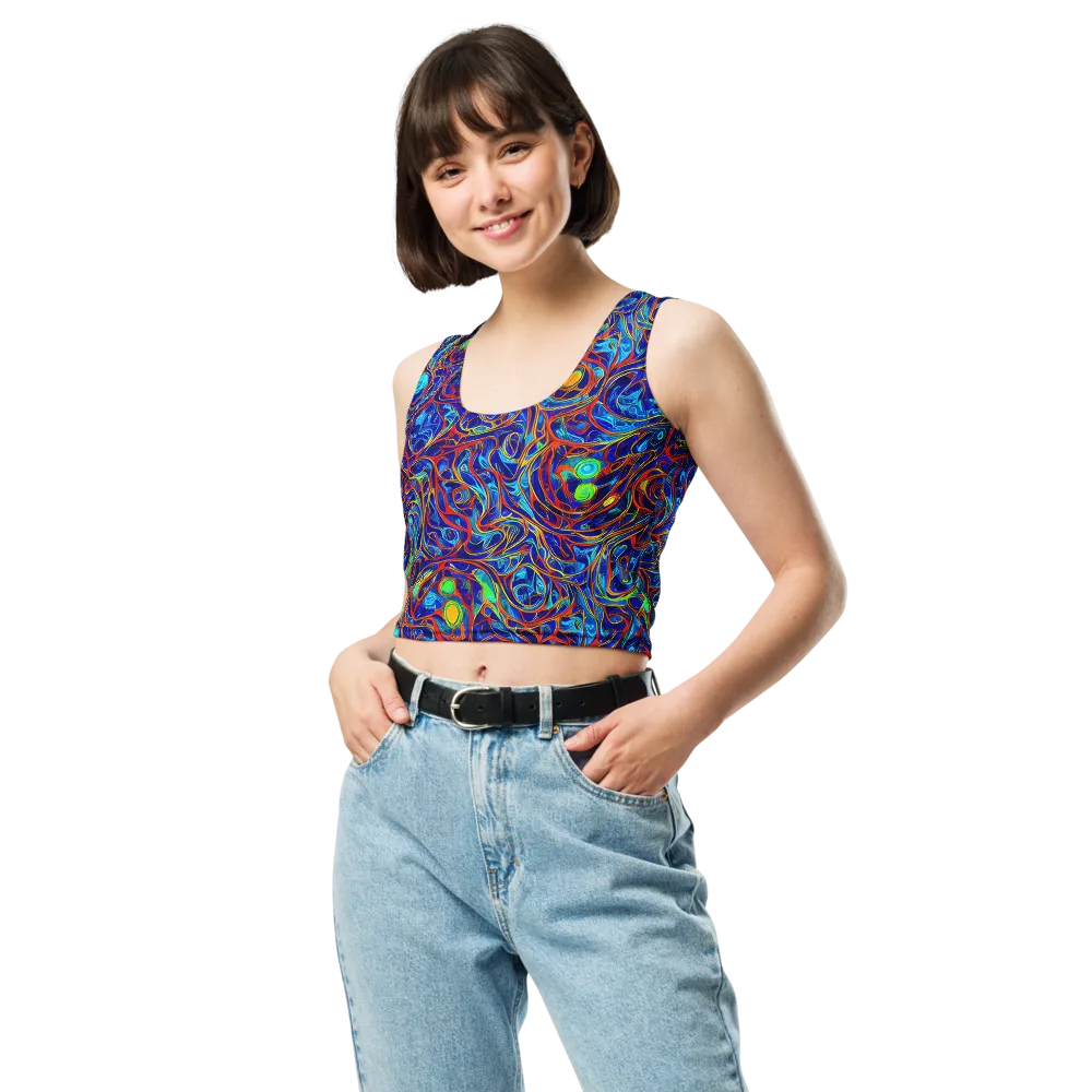 Arcane Swirl on Crop Top — Front