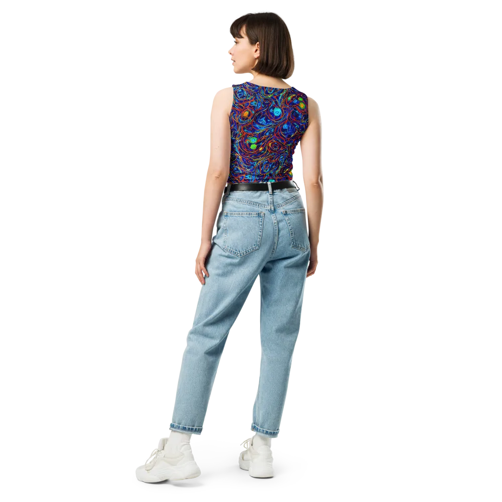 Arcane Swirl on Crop Top — Back