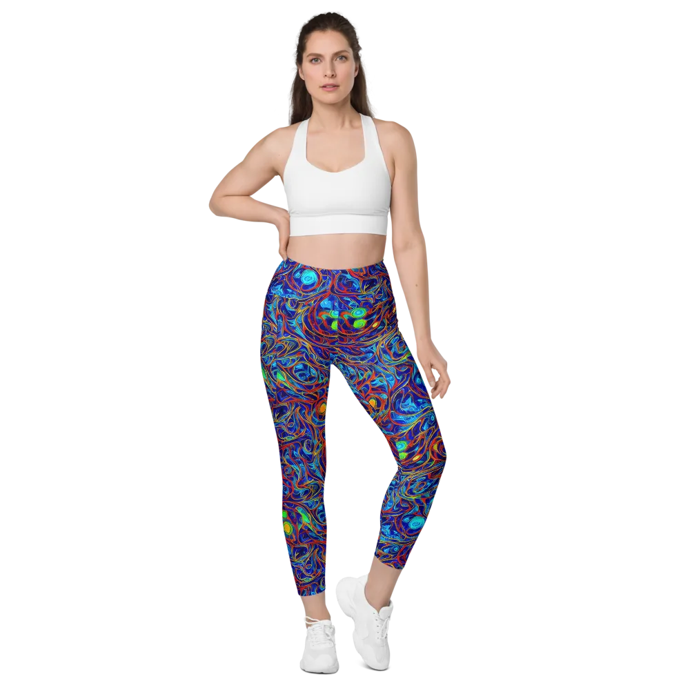 Arcane Swirl on Leggings with Pockets — Front