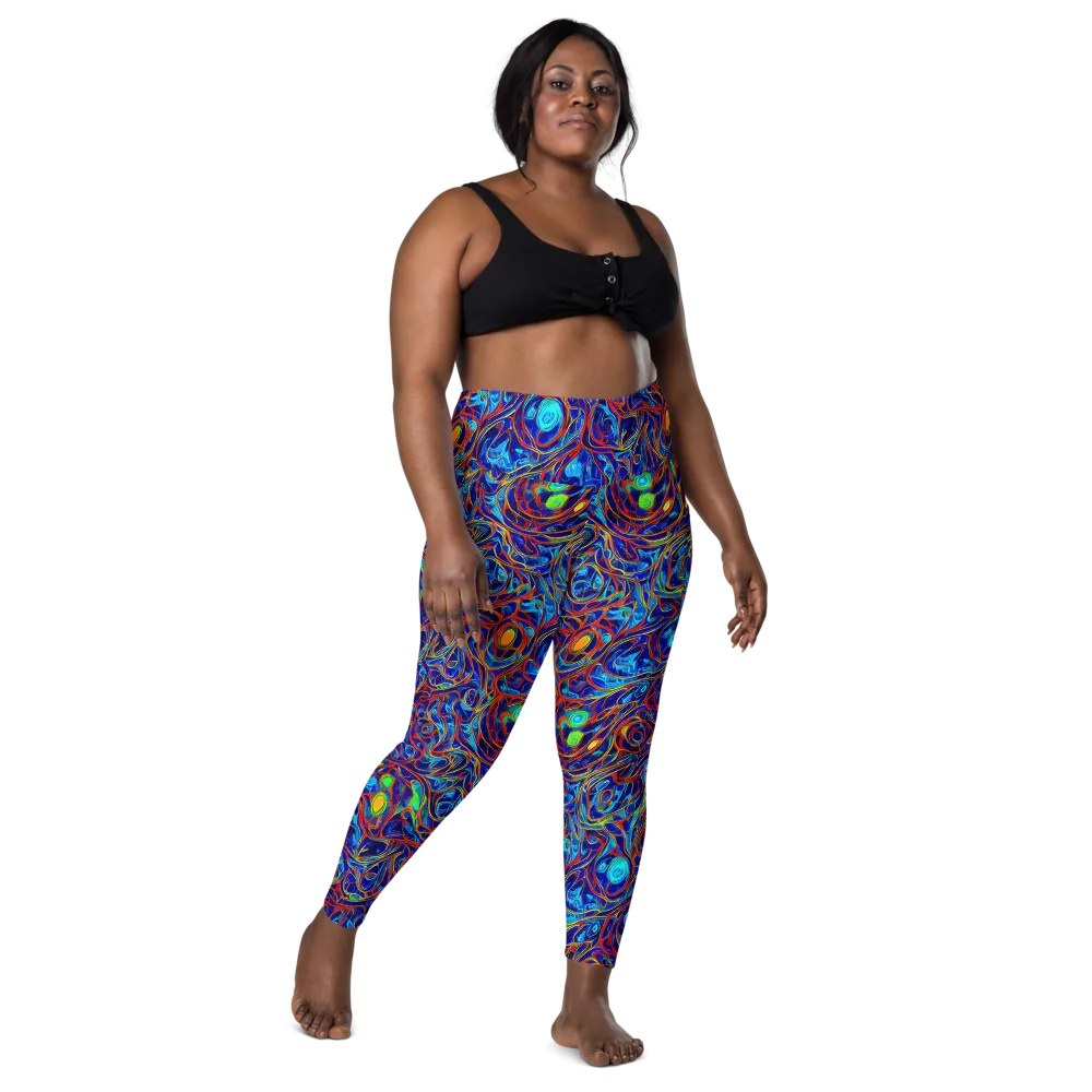 Arcane Swirl on Leggings with Pockets — Front
