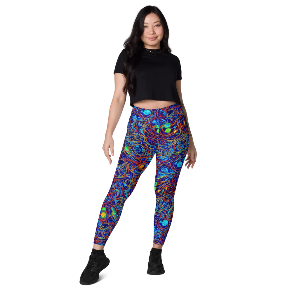Arcane Swirl on Leggings with Pockets — Front