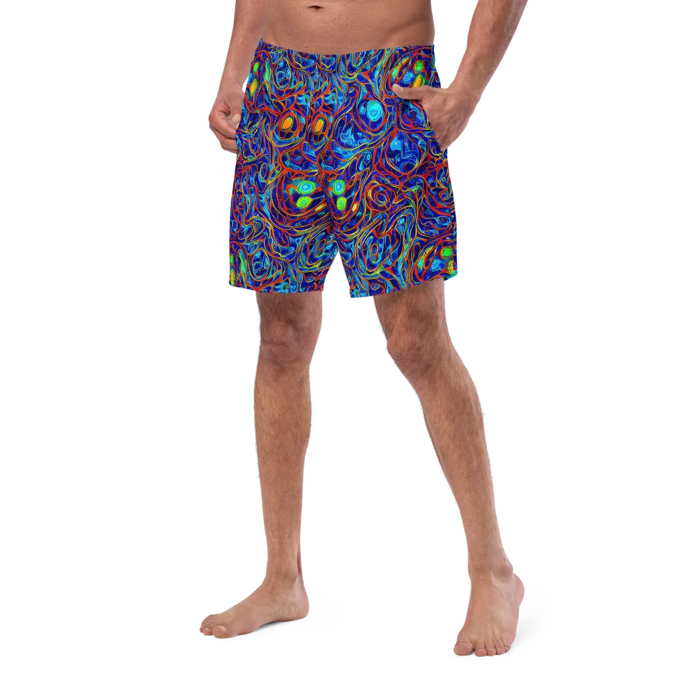 Arcane Swirl on Swim Trunks — Left Front