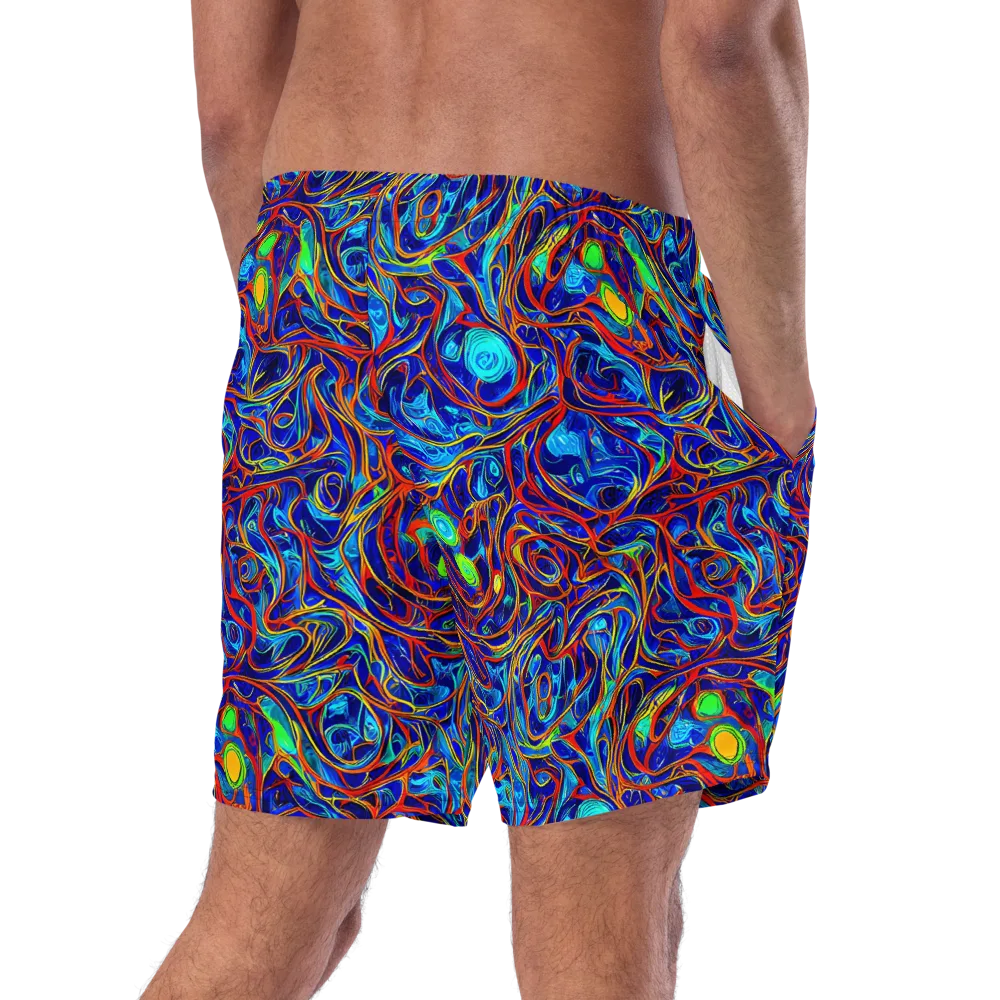 Arcane Swirl on Swim Trunks — Right Back