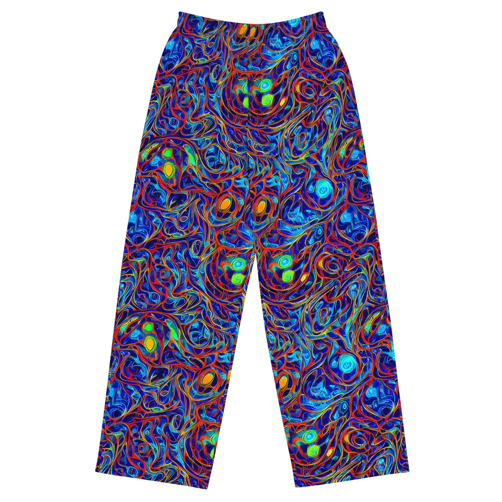 Arcane Swirl on Wide-Leg Pants — Front