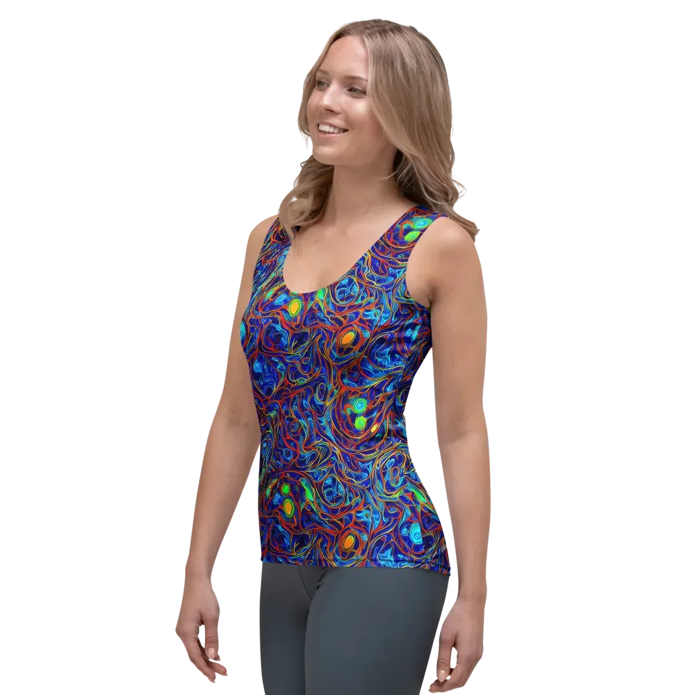 Arcane Swirl on Women's Tank Top — Left Front