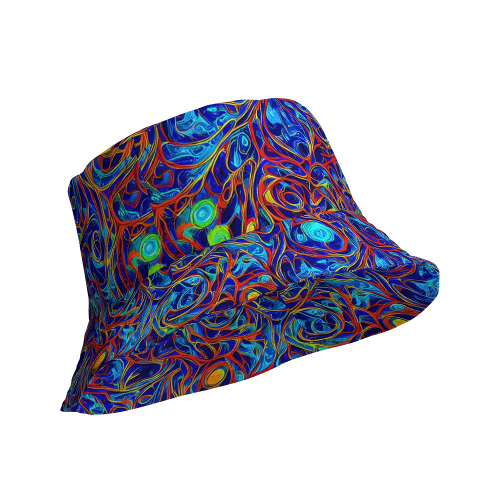 Arcane Swirl on Reversible Bucket Hat — Product details Outside