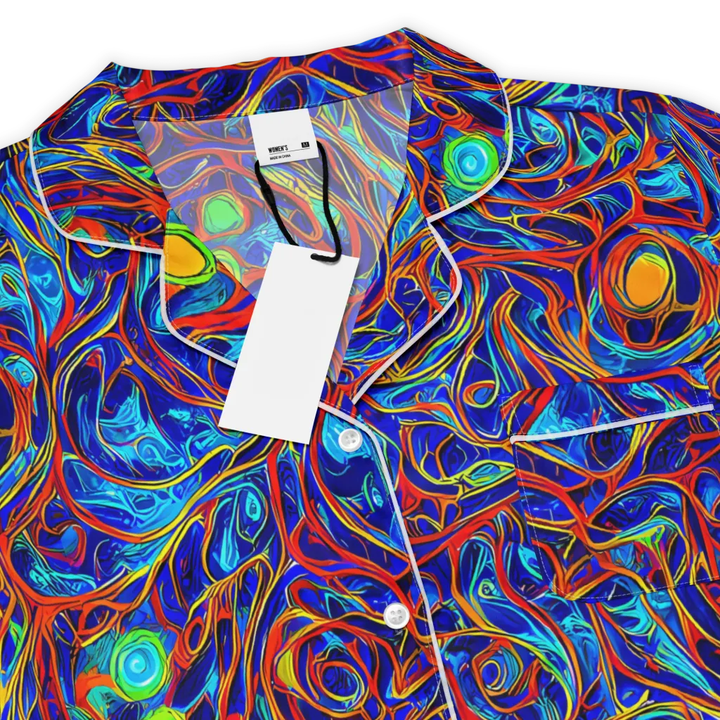 Arcane Swirl on Women's Short Sleeve Pajama Top — Product details
