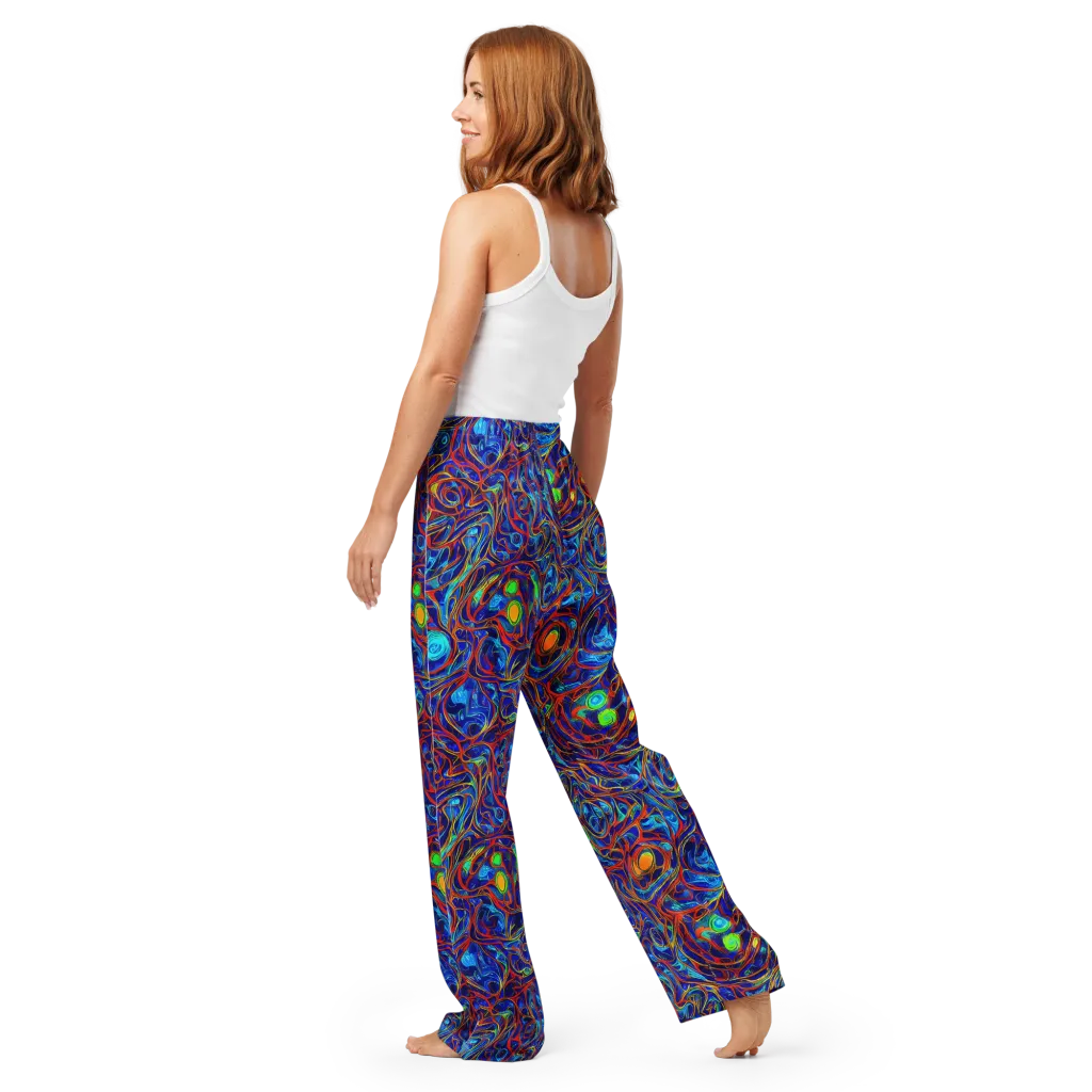 Arcane Swirl on Women's Pajama Pants — Back