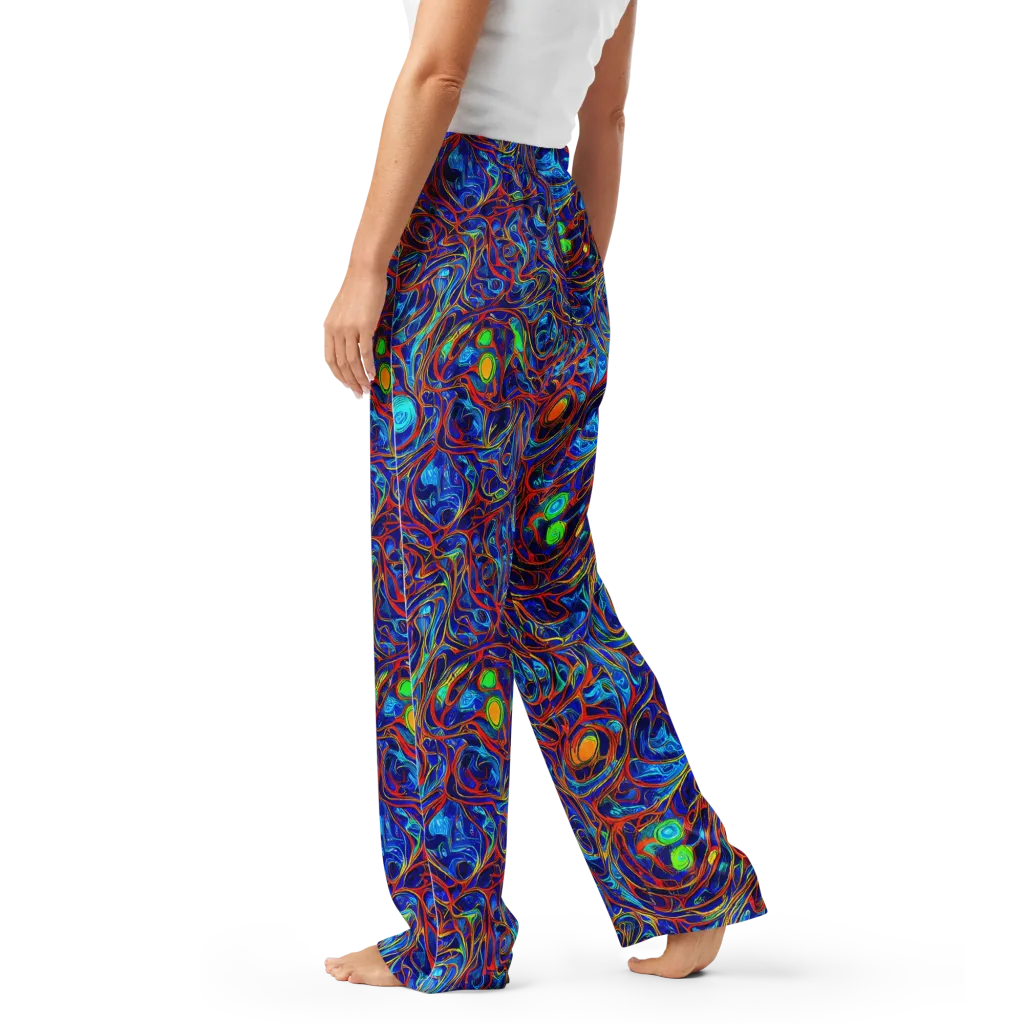 Arcane Swirl on Women's Pajama Pants — Left