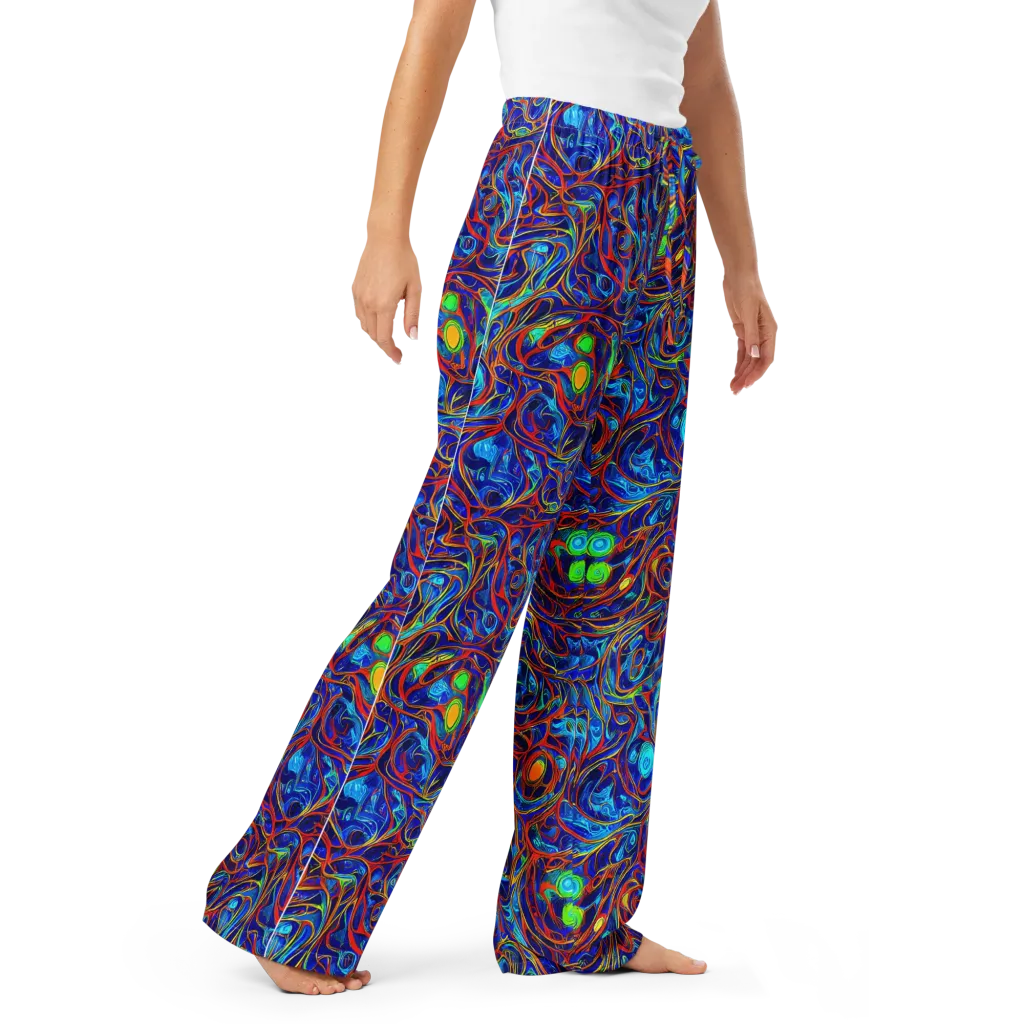 Arcane Swirl on Women's Pajama Pants — Right Front