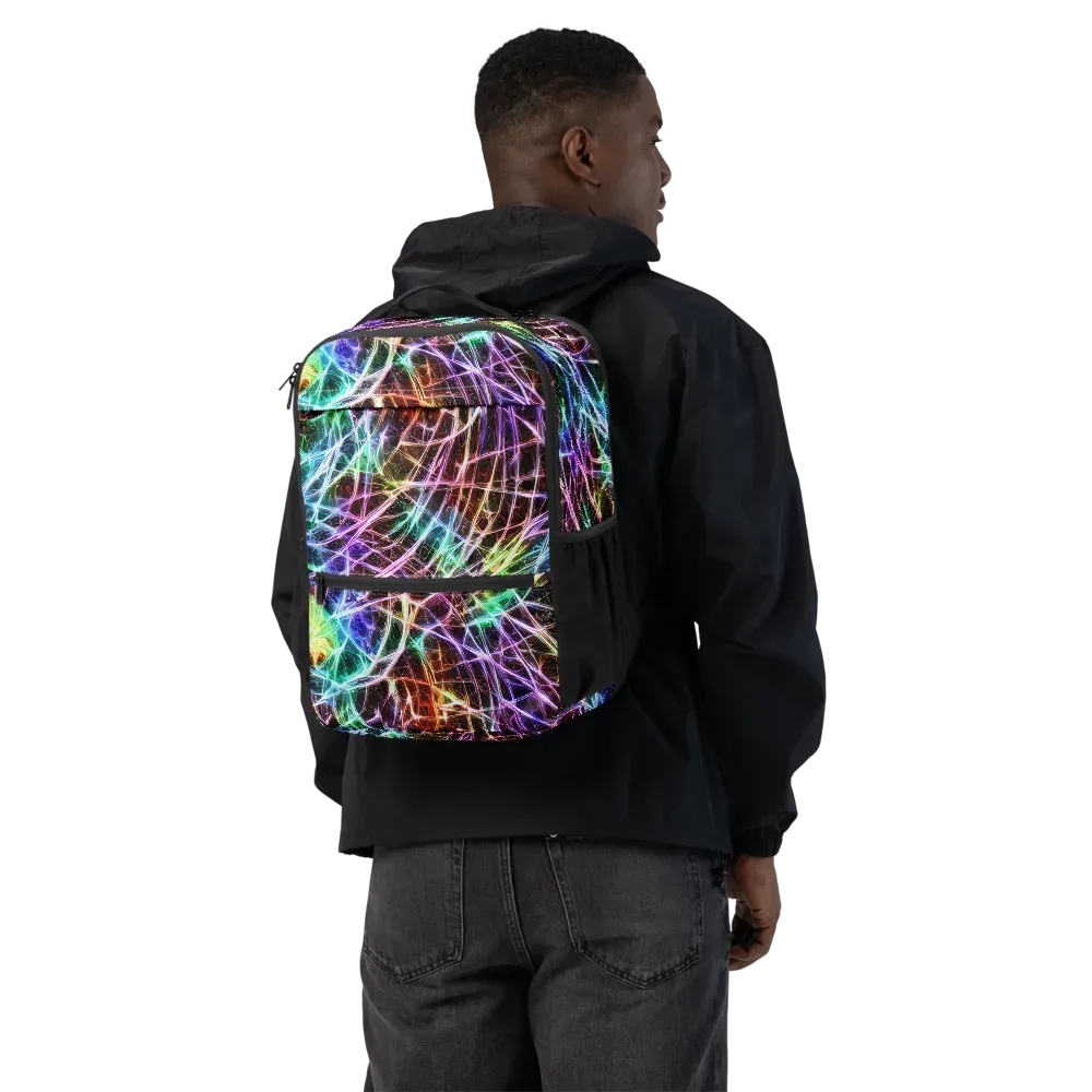 Laser Thicket on Utility Backpack — Back