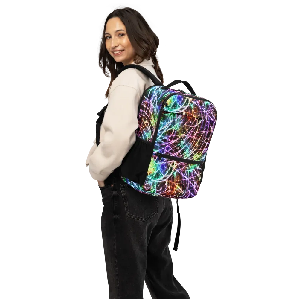 Laser Thicket on Utility Backpack — Back