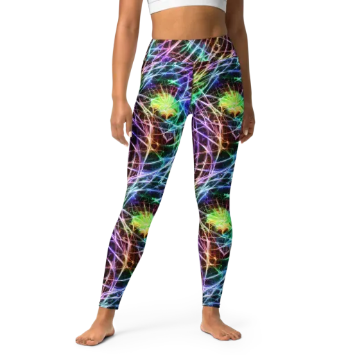 Laser Thicket on a Yoga Leggings