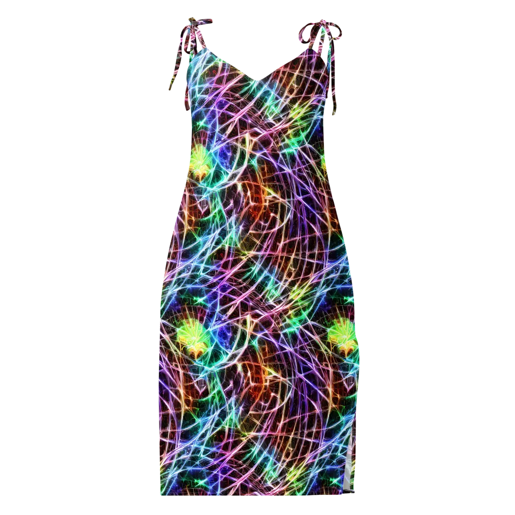 Laser Thicket on Slip Dress — Front