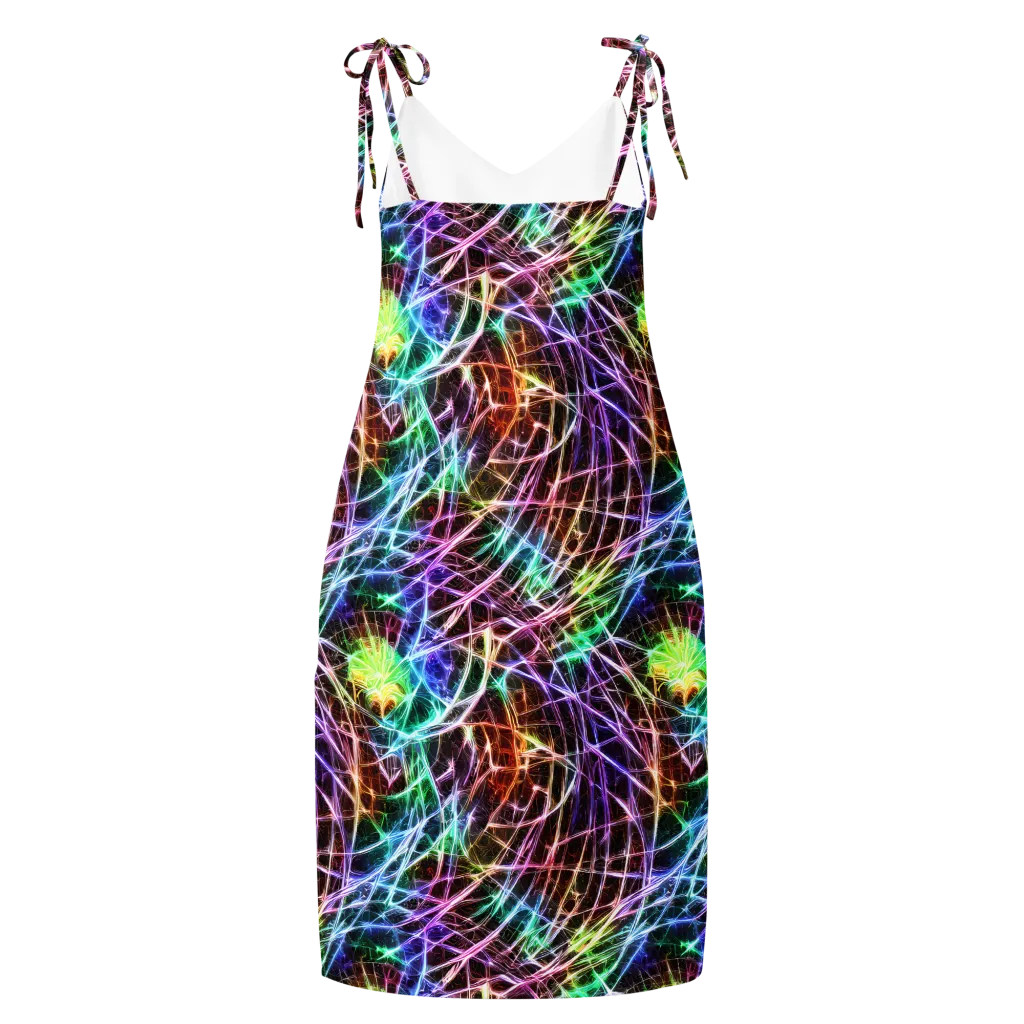 Laser Thicket on Slip Dress — Back