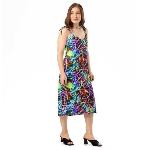 Laser Thicket on a Slip Dress