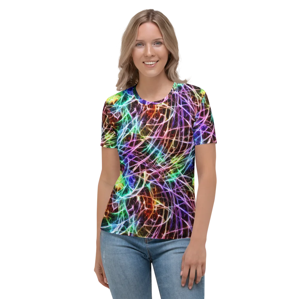 Laser Thicket on Women's Crew Neck T-Shirt — Front