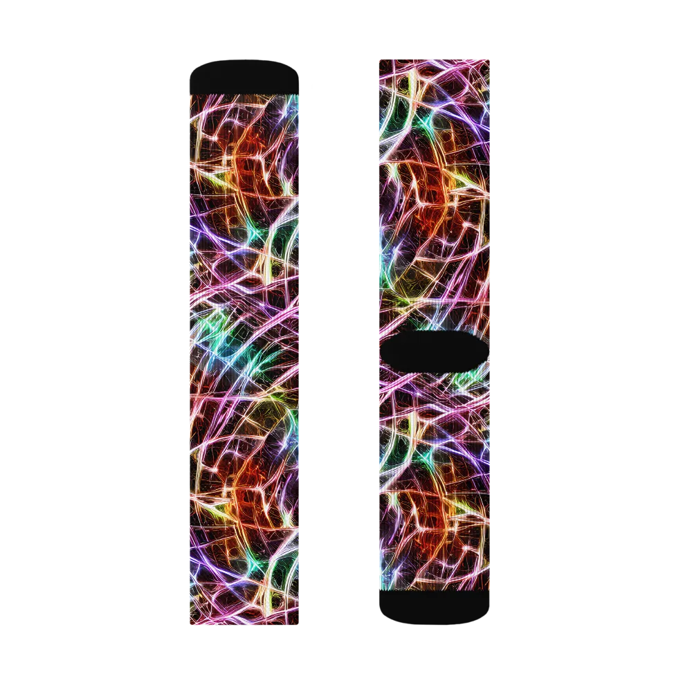 Laser Thicket on Socks — Right Sock