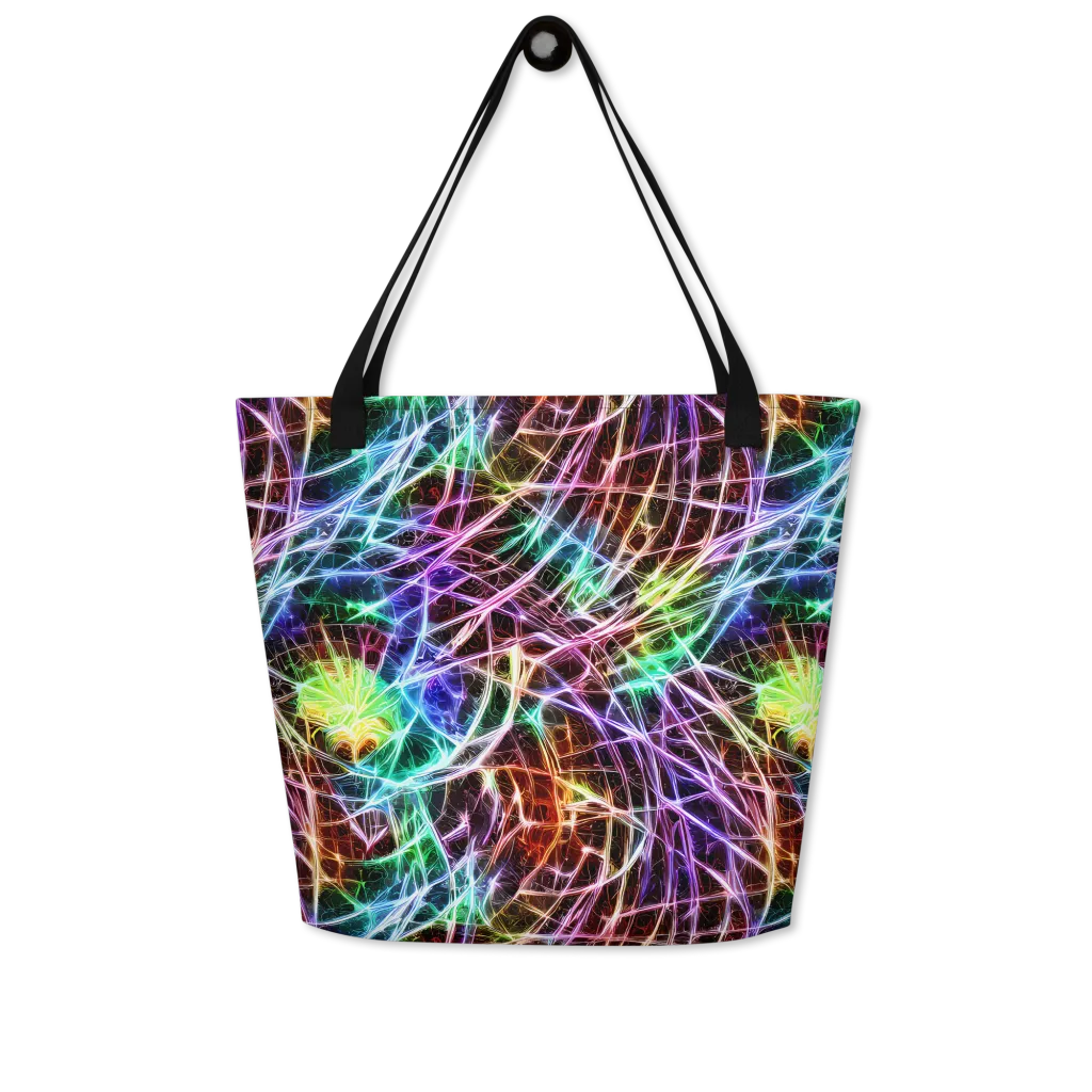 Laser Thicket on Large Tote Bag W/ Pocket — Front