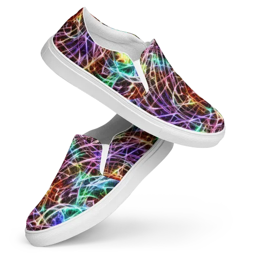 Laser Thicket on a Women's Slip-On Canvas Shoes