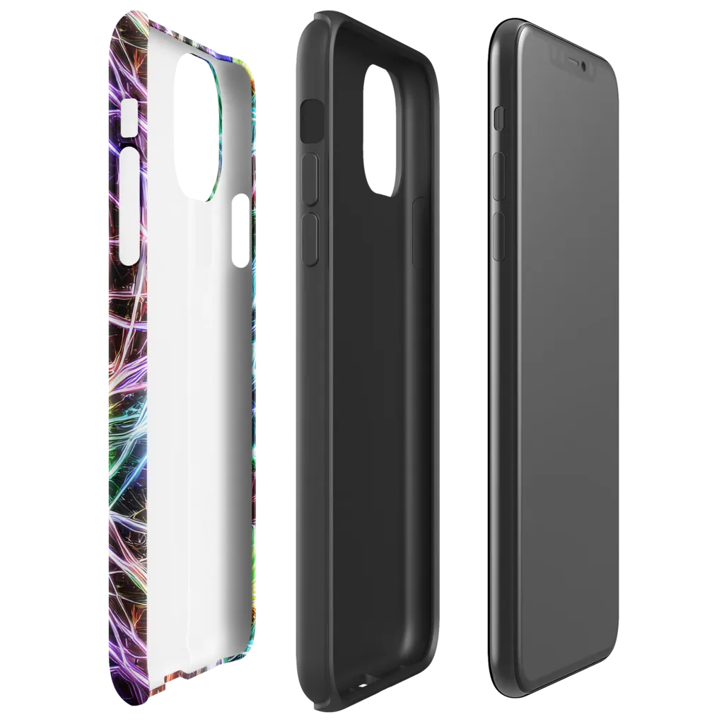 Laser Thicket on Tough Case for iPhone® — Right
