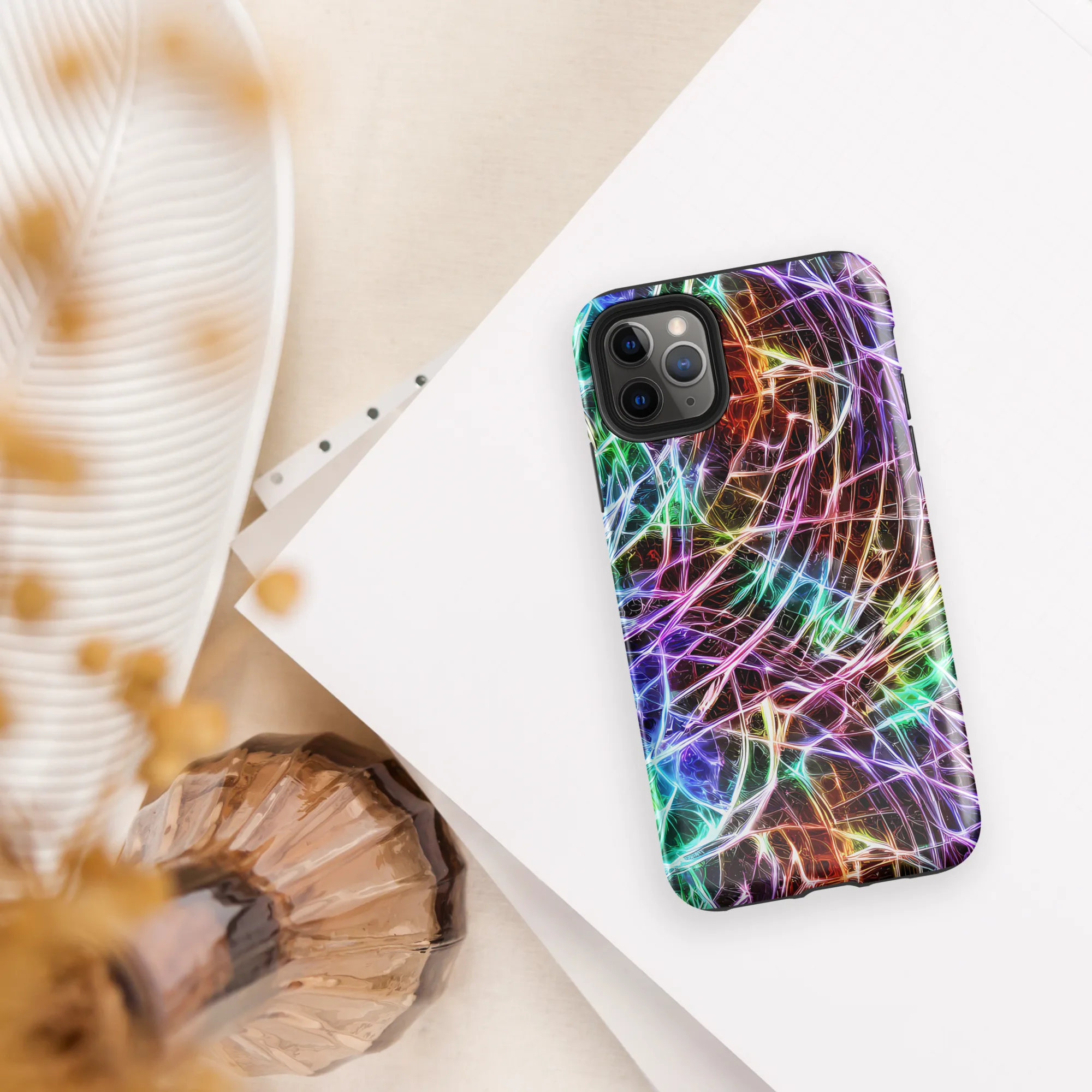 Laser Thicket on Tough Case for iPhone® — Front