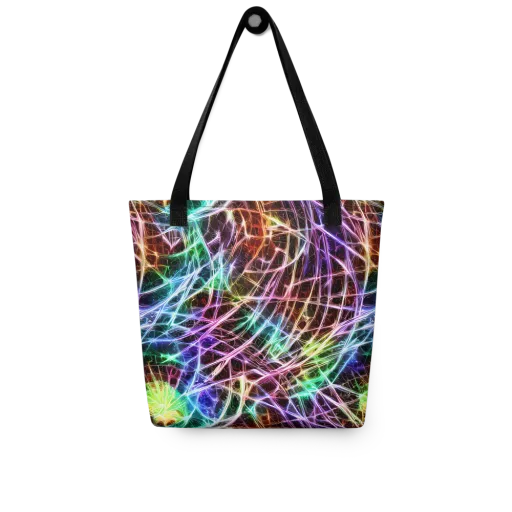 Laser Thicket on a Tote Bag