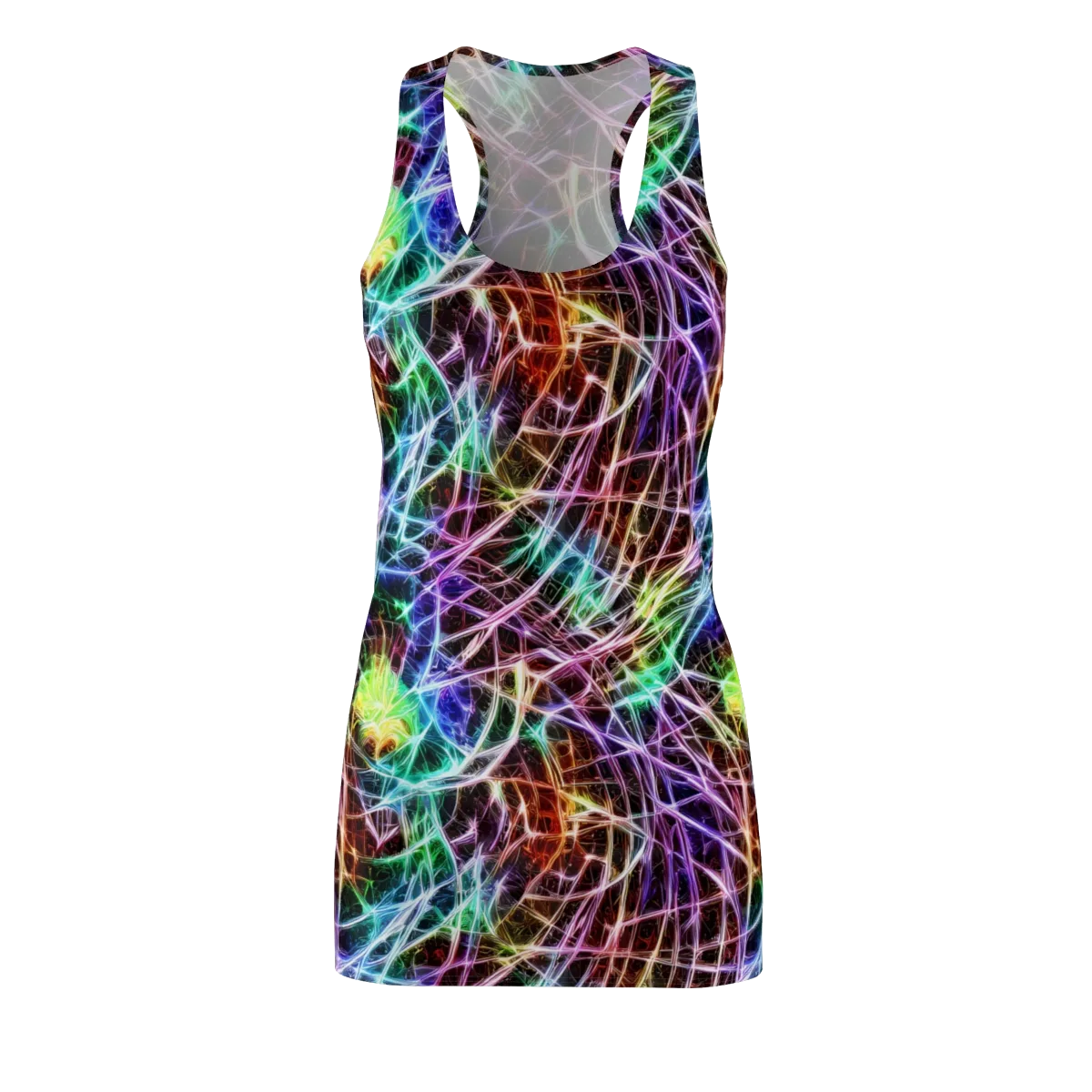 Laser Thicket on Racerback Dress — Front