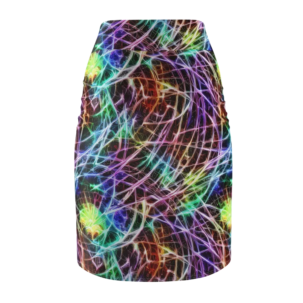 Laser Thicket on Pencil Skirt — Back
