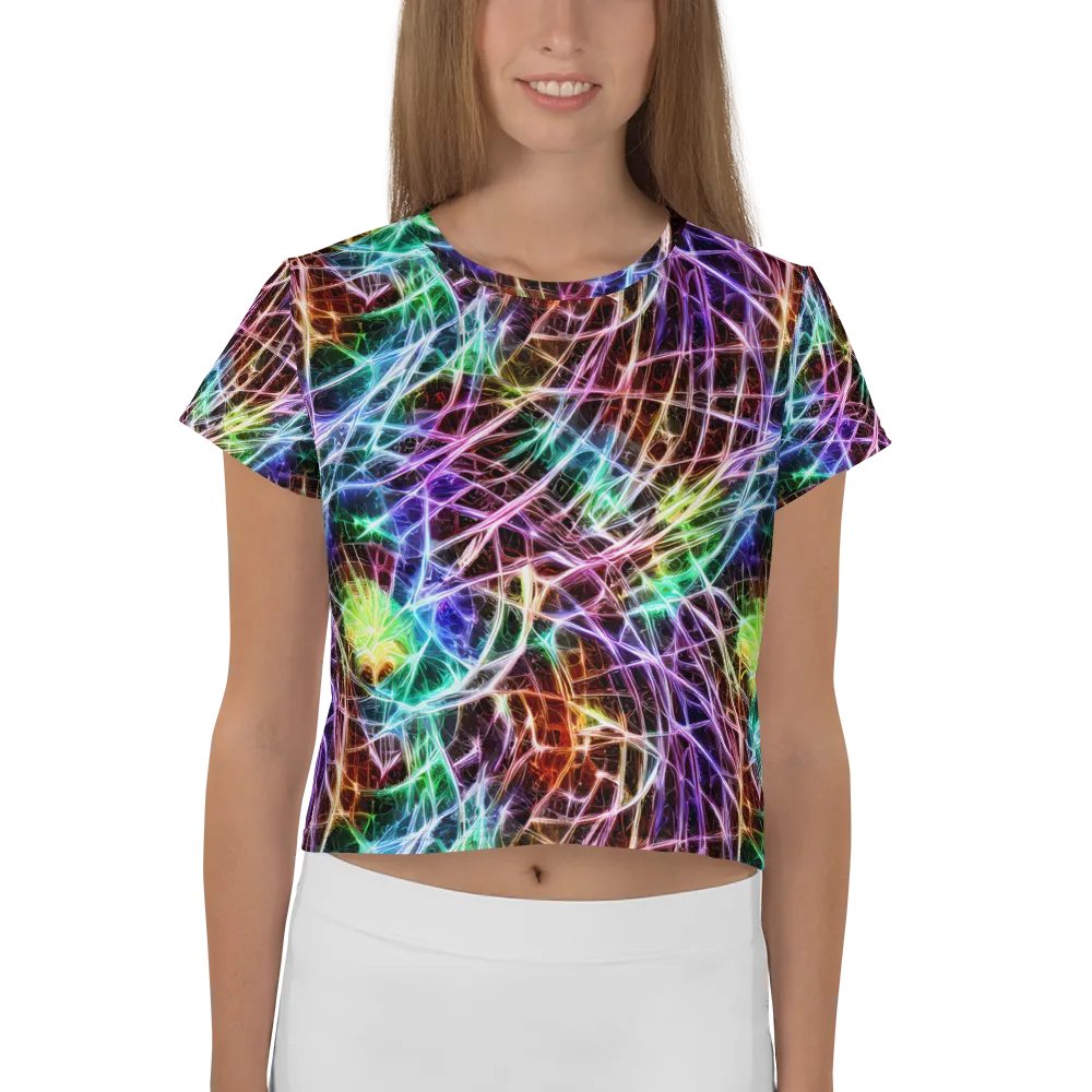 Laser Thicket on Crop Tee — Front