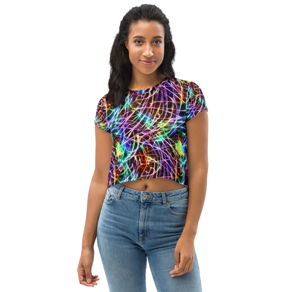 Laser Thicket on Crop Tee — Front