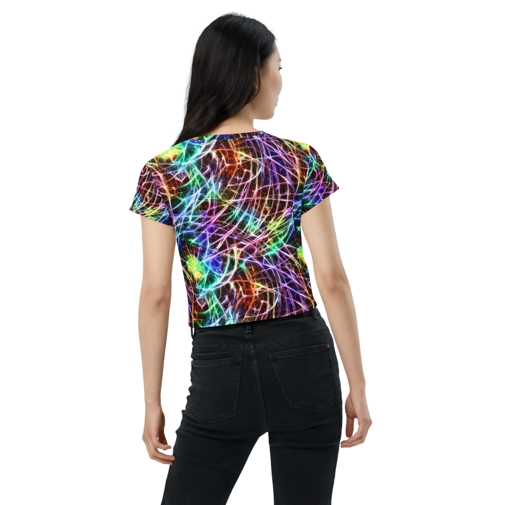 Laser Thicket on Crop Tee — Back