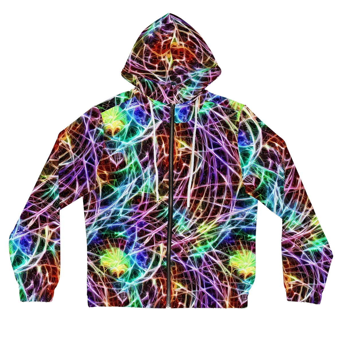 Laser Thicket on Women's Full-Zip Hoodie — Front