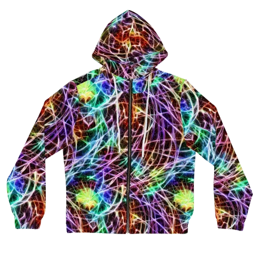 Laser Thicket on a Women's Full-Zip Hoodie