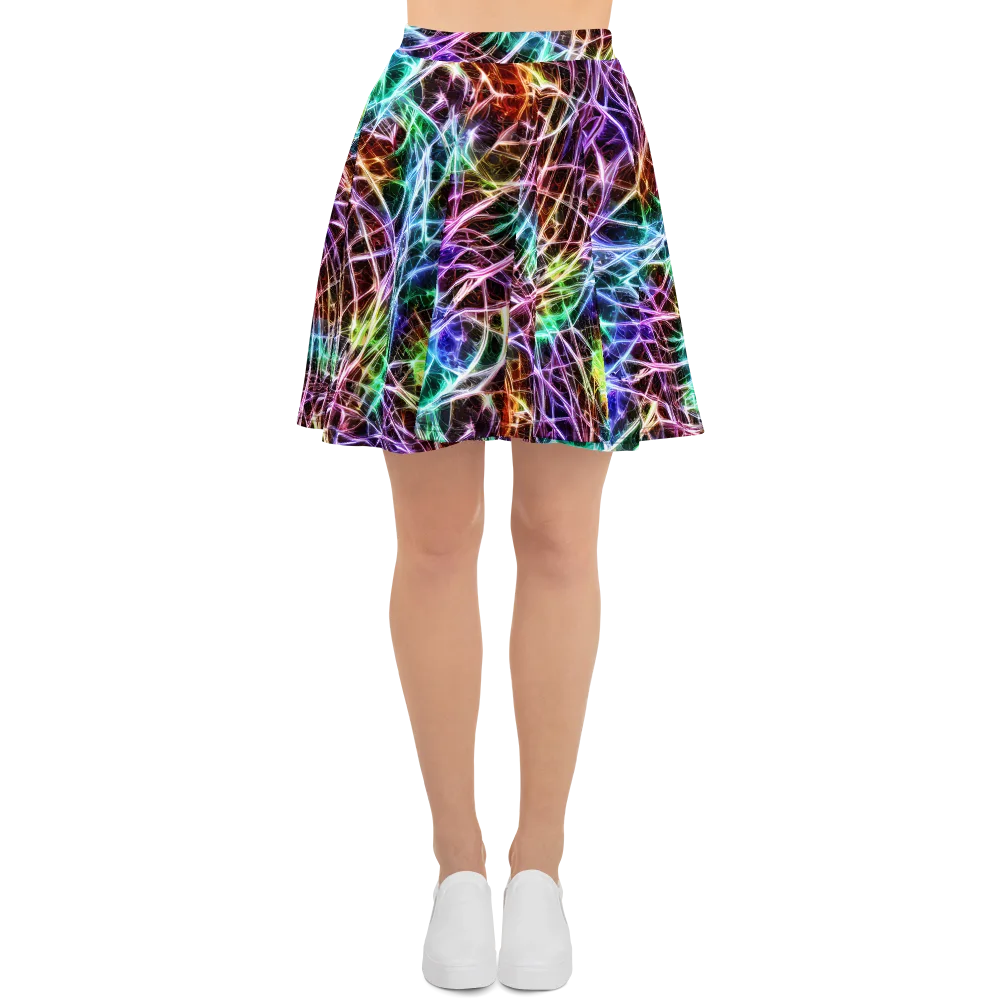 Laser Thicket on Skater Skirt — Front