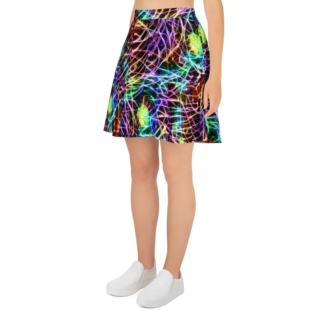 Laser Thicket on Skater Skirt — Left