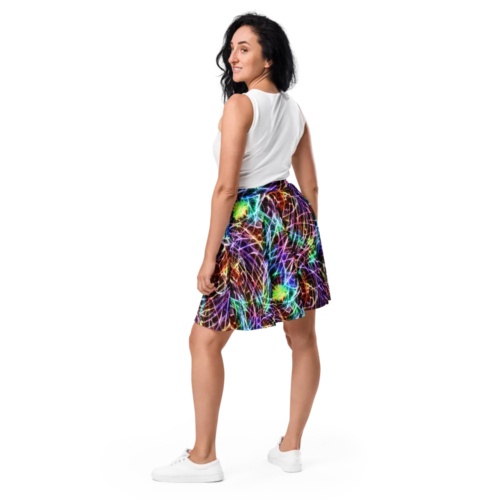 Laser Thicket on Skater Skirt — Back