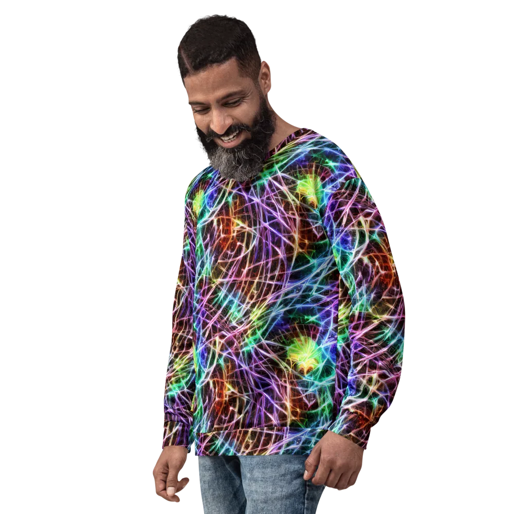 Laser Thicket on Sweatshirt — Left Front