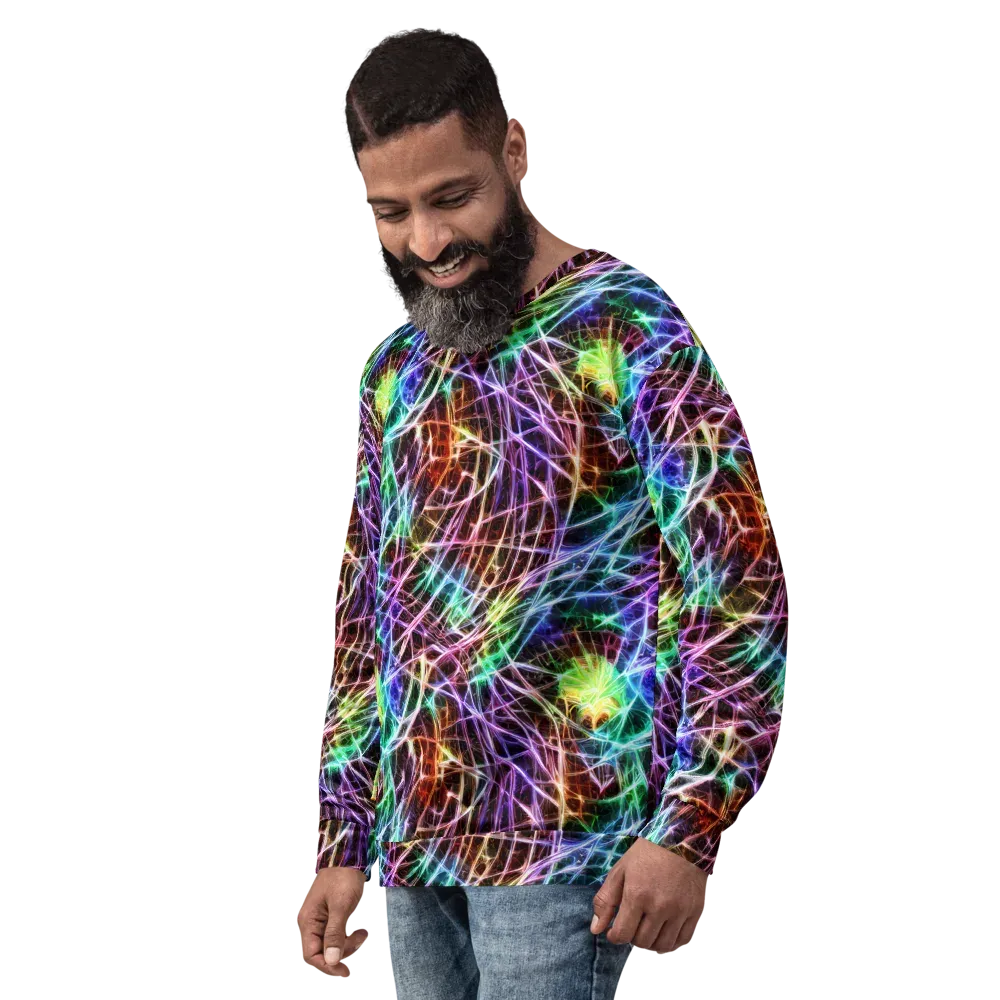 Laser Thicket on Sweatshirt — Left Front