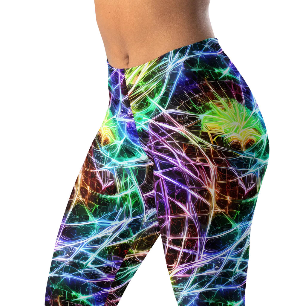 Laser Thicket on Leggings — Left Front