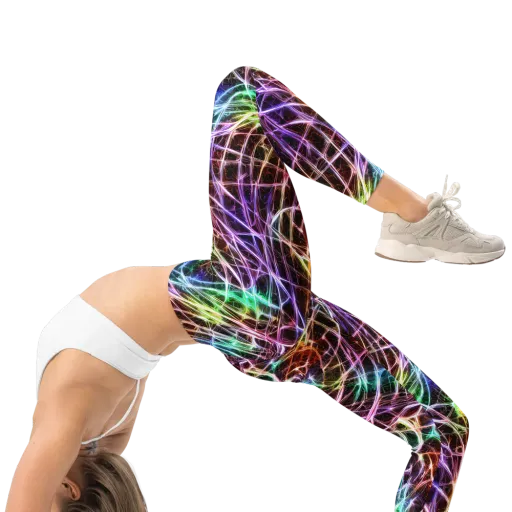 Laser Thicket on a Leggings