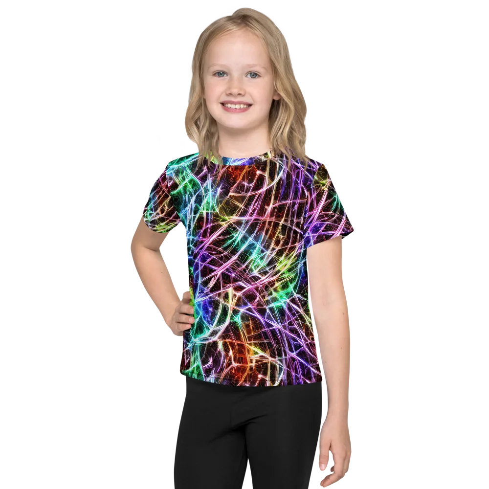 Laser Thicket on Kids Crew Neck T-Shirt — Front